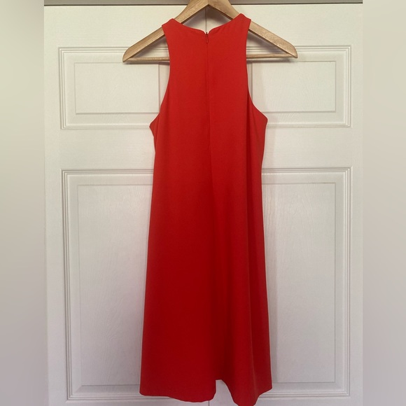 {Cremieux} Sleeveless Shift Dress in Orange - Women's 0 - Picture 4 of 5